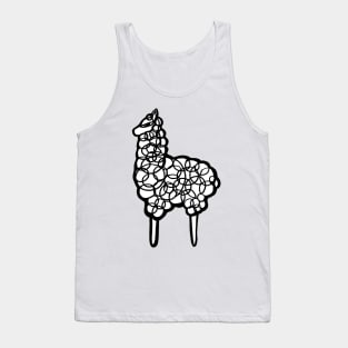 Llama scribbler Tank Top